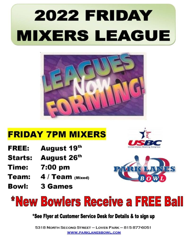 Bowling Leagues – Park Lanes Bowl | Loves Park, IL