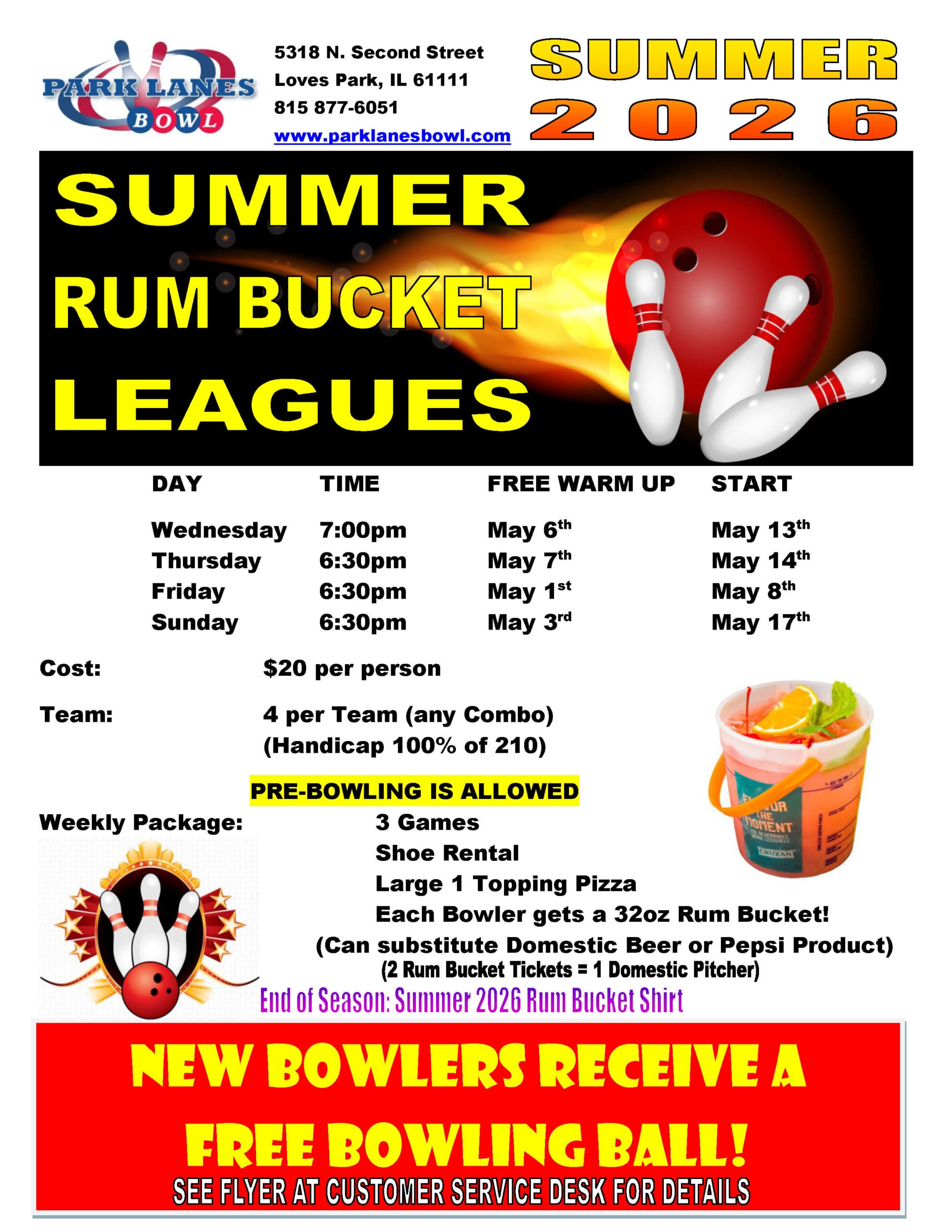 Spring 2026 Rum Bucket ALL