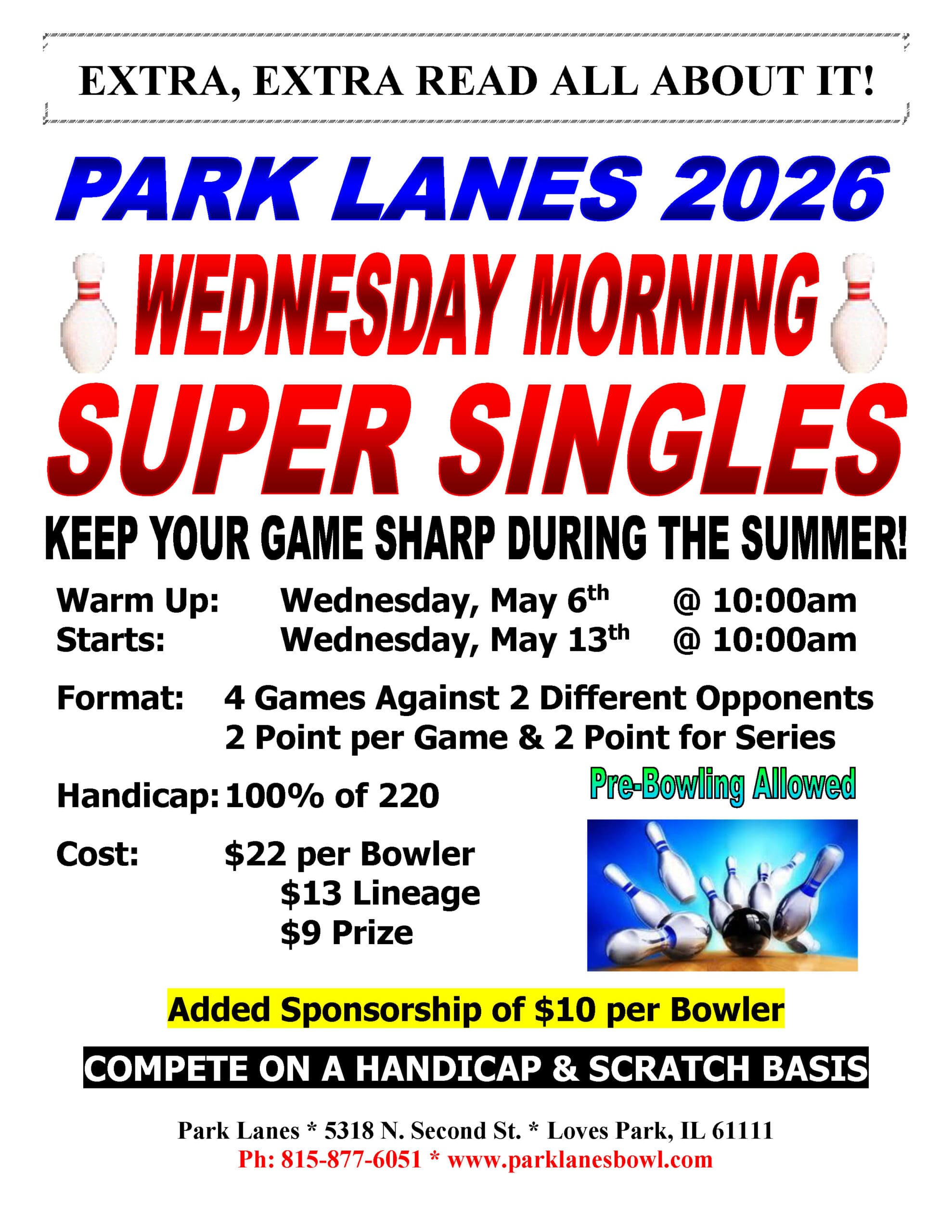 Wed-Spring 2026 Wed AM Super Singles